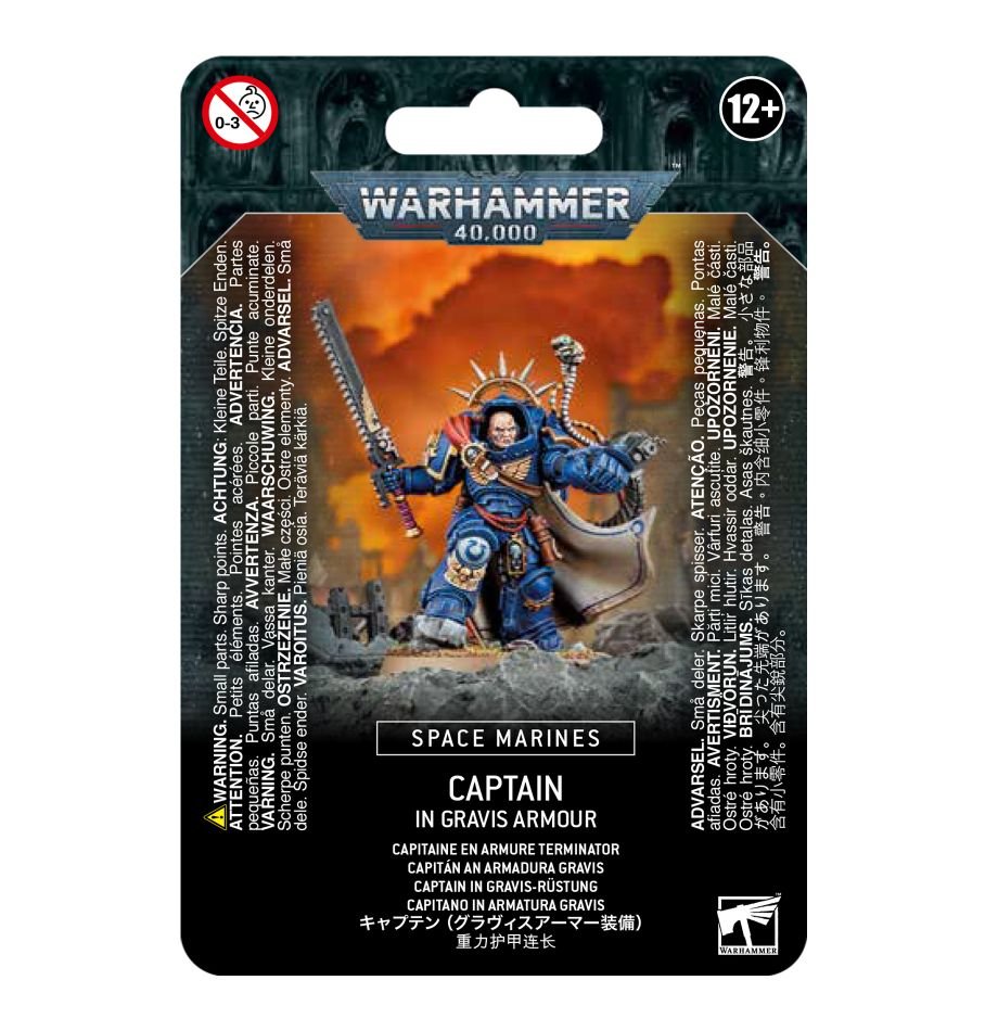 Space Marines Captain In Gravis Armour | Games Workshop - Con T de Tlacuache - Games Workshop