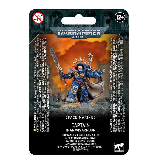 Space Marines Captain In Gravis Armour | Games Workshop - Con T de Tlacuache - Games Workshop