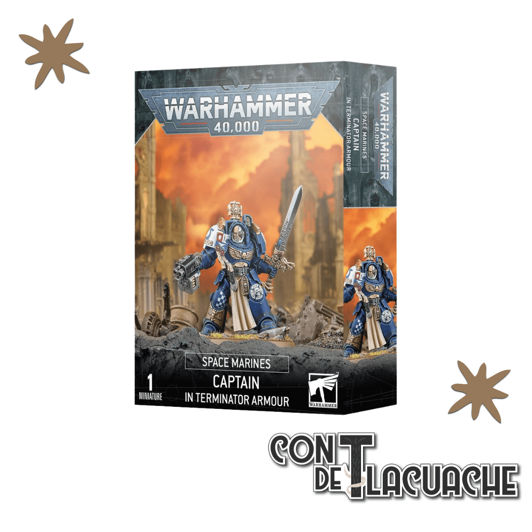 Space Marines: Captain In Terminator Armour | Games Workshop - Con T de Tlacuache - Games Workshop