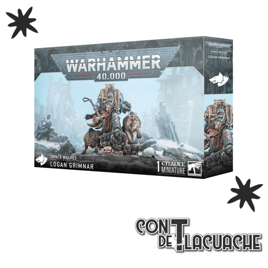 SPACE WOLVES: LOGAN GRIMNAR | Games Workshop - Con T de Tlacuache - Con T de Tlacuache