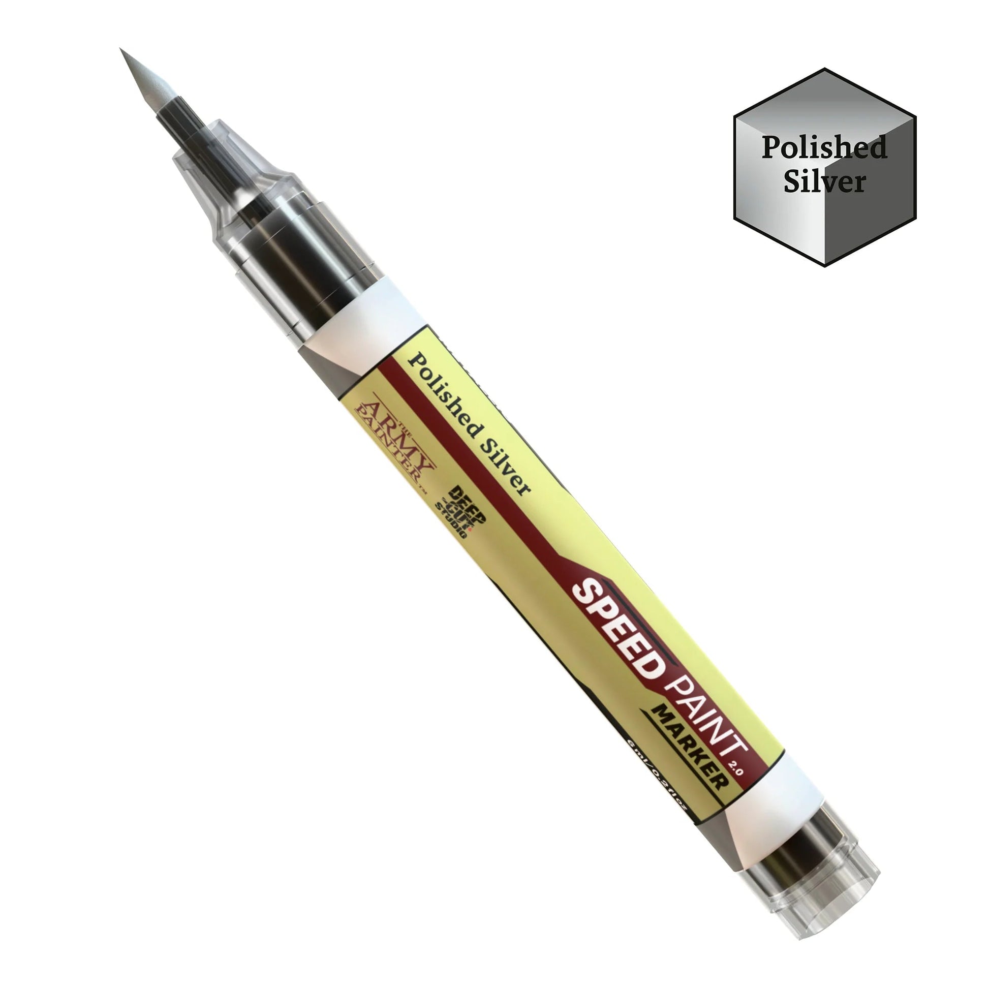 Speed Paint Marker Polished Silver | Army Painter - Con T de Tlacuache - The Army Painter