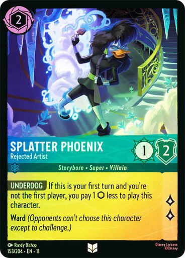 Splatter Phoenix (Cold Foil) | Ravensburger - Con T de Tlacuache - Ravensburger