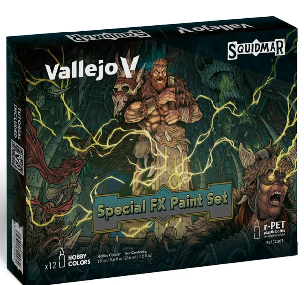 Squidmar Paint Set Special FX (12) - Con T de Tlacuache - Vallejo