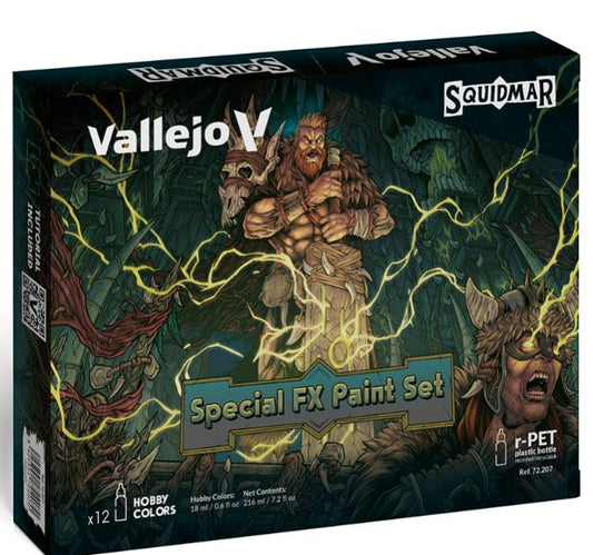 Squidmar Paint Set Special FX (12) - Con T de Tlacuache - Vallejo