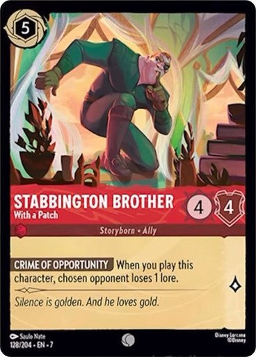 Stabbington Brother - With a Patch (Non - foil) - Con T de Tlacuache - Ravensburger