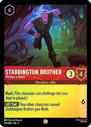 Stabbington Brother - Without a Patch (Cold Foil) - Con T de Tlacuache - Ravensburger