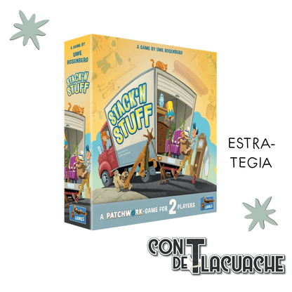 Stack'n Stuff: A Patchwork Game | Lookout Games - Con T de Tlacuache - Lookout Games