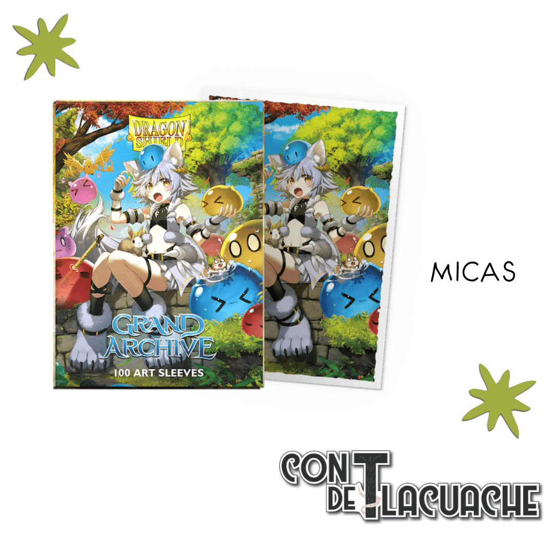 Standard - Matte 'Grand Archive' Silvie, Slime Sovereign (100) | Dragon Shield Sleeves - Con T de Tlacuache - Dragonshield