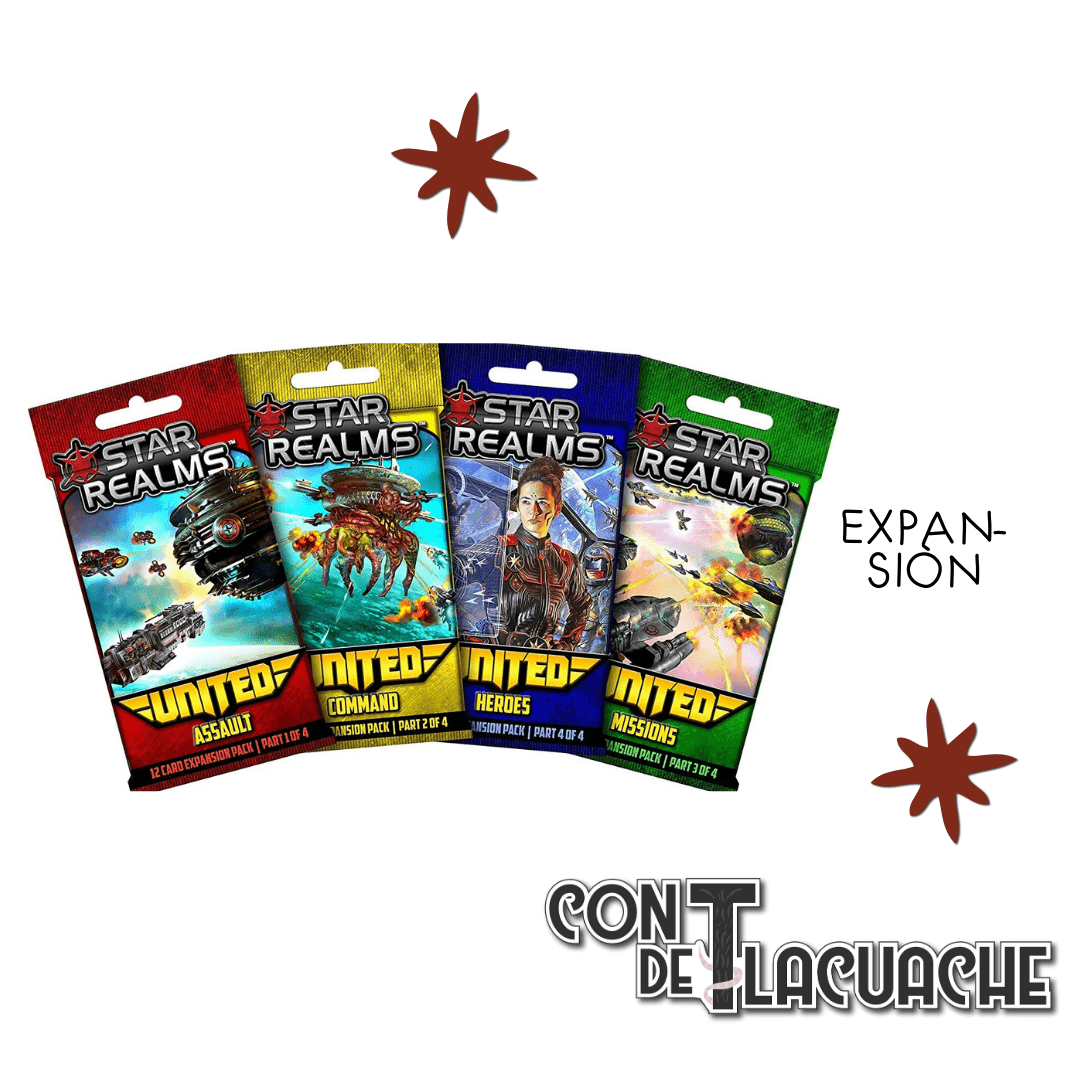 Star Realms United (4 Pack) | Devir - Con T de Tlacuache - Devir