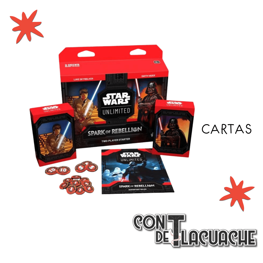 Star Wars Unlimited Spark of Rebellion Two - player starter set | Fantasy Flight Games - Con T de Tlacuache - Fantasy Flight Games