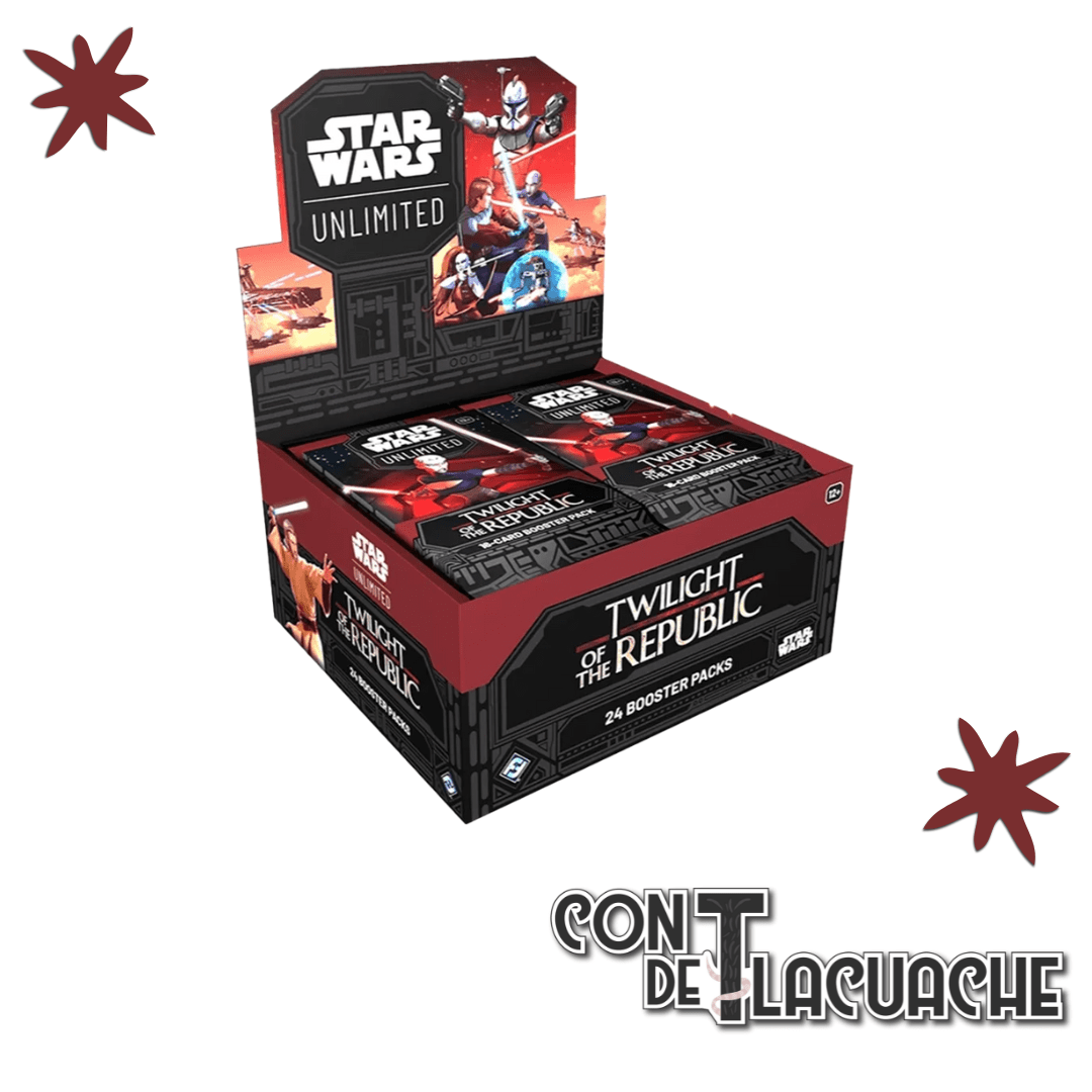 Star Wars Unlimited Twilight of the Republic Booster Display (24pzs) | Fantasy Flight - Con T de Tlacuache - Fantasy Flight