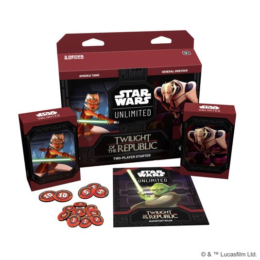 Star Wars: Unlimited – Twilight of the Republic: Two-Player Starter - Con T de Tlacuache - Fantasy Flight Games
