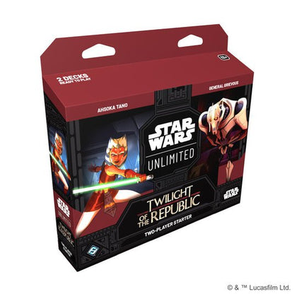 Star Wars: Unlimited – Twilight of the Republic: Two-Player Starter - Con T de Tlacuache - Fantasy Flight Games