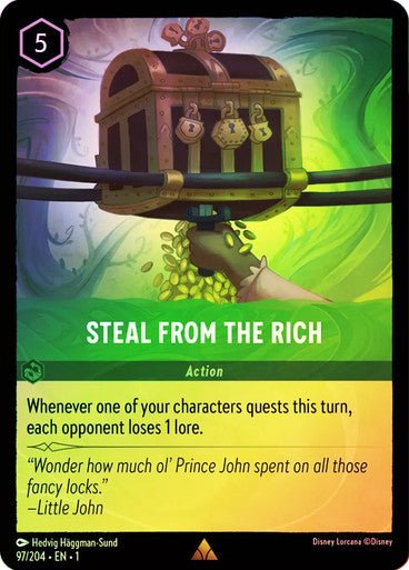 Steal from the Rich ( Cold Foil ) - Con T de Tlacuache - Ravensburger