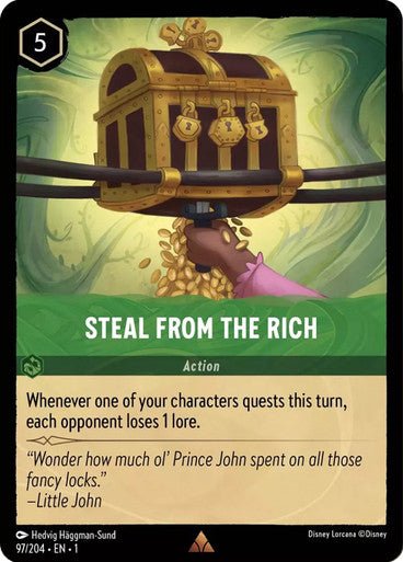 Steal from the Rich ( Non - foil ) - Con T de Tlacuache - Ravensburger