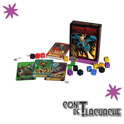 Steven Rhodes: Living Well | DYNOMITE GAMES - Con T de Tlacuache - Con T de Tlacuache