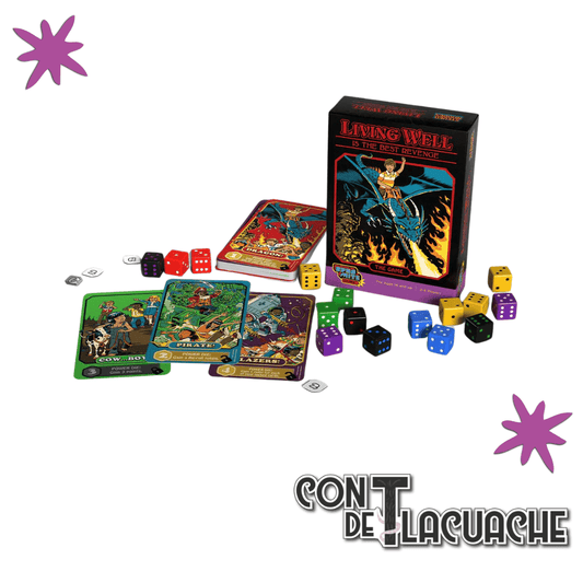 Steven Rhodes: Living Well | DYNOMITE GAMES - Con T de Tlacuache - Con T de Tlacuache