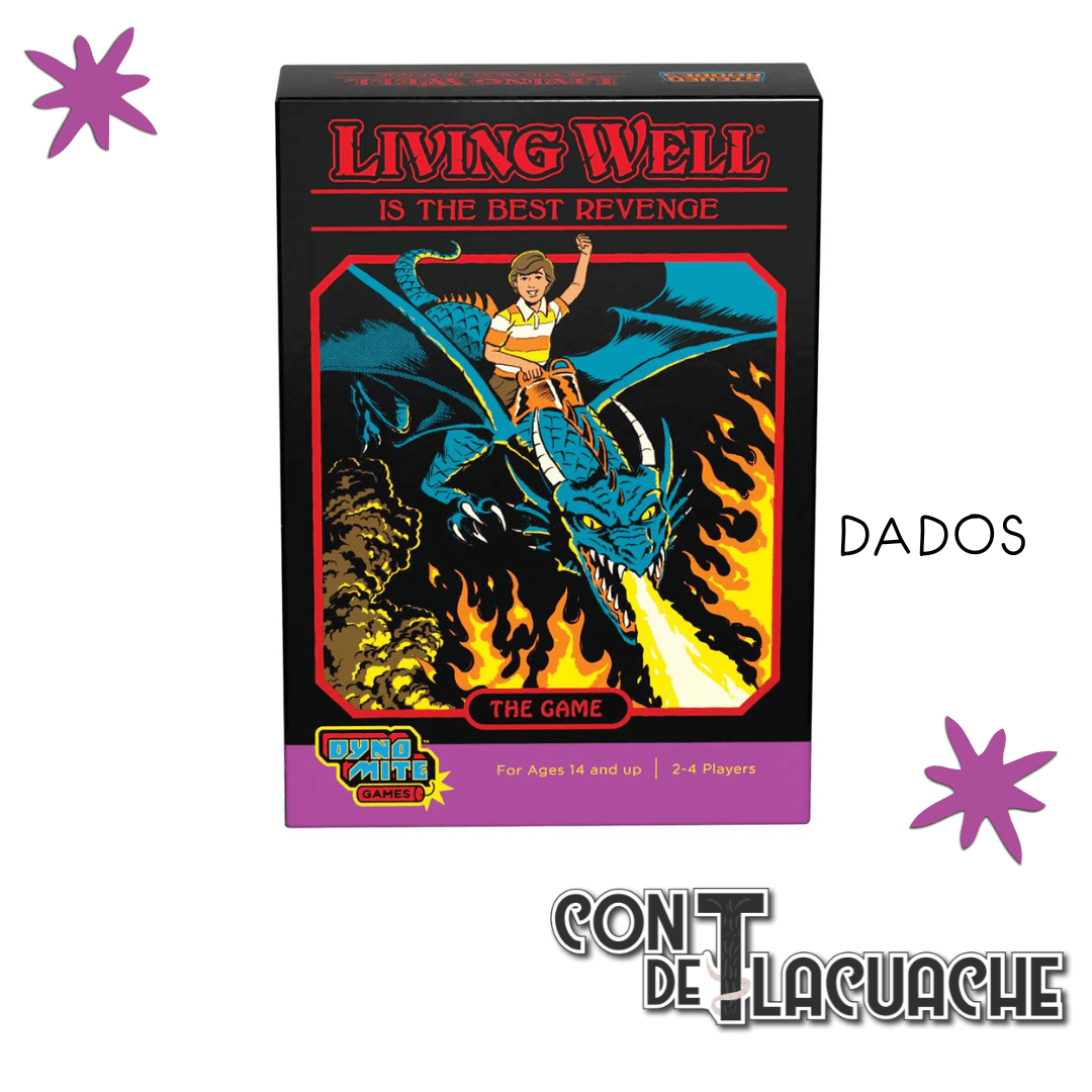 Steven Rhodes: Living Well | DYNOMITE GAMES - Con T de Tlacuache - Con T de Tlacuache