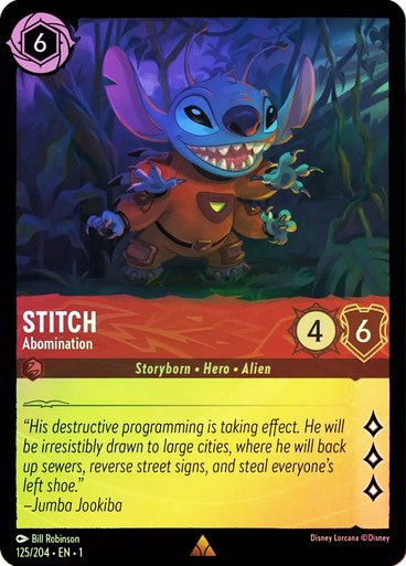 Stitch - Abomination ( Cold Foil ) - Con T de Tlacuache - Ravensburger