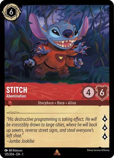 Stitch - Abomination ( Non - foil ) - Con T de Tlacuache - Ravensburger