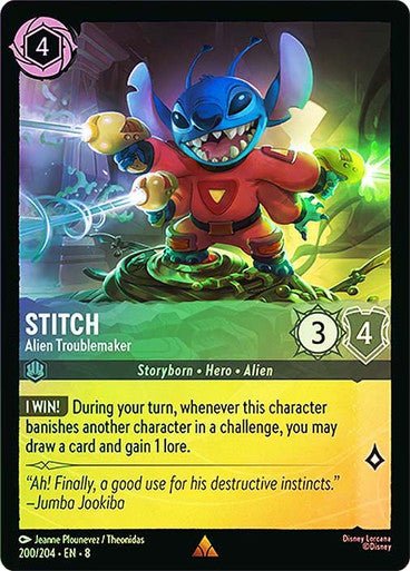 Stitch - Alien Troublemaker (Cold Foil) - Con T de Tlacuache - Ravensburger