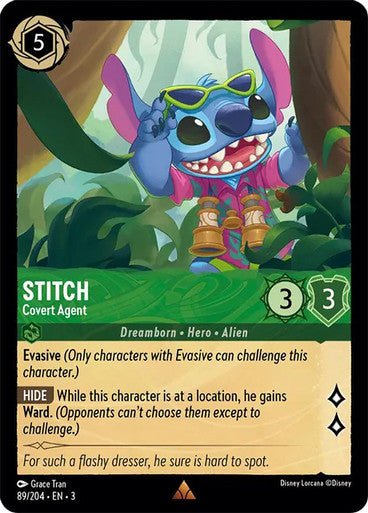 Stitch - Covert Agent (Non - foil) - Con T de Tlacuache - Ravensburger
