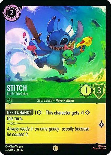 Stitch - Little Trickster ( Cold Foil ) - Con T de Tlacuache - Ravensburger
