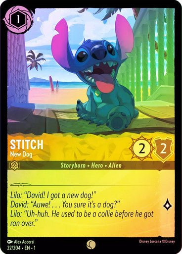 Stitch - New Dog ( Cold Foil ) - Con T de Tlacuache - Ravensburger
