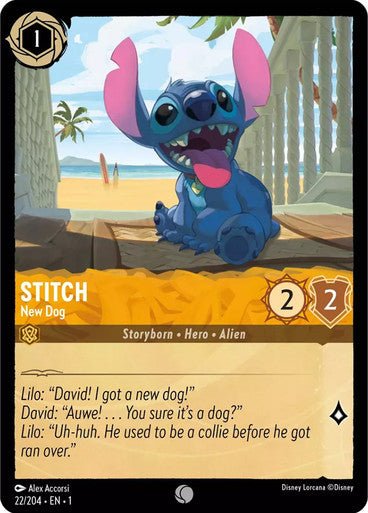 Stitch - New Dog ( Non - foil ) - Con T de Tlacuache - Ravensburger
