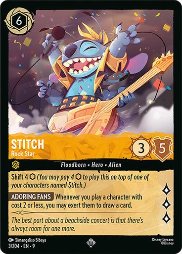 Stitch - Rock Star (Non - foil) - Con T de Tlacuache - Ravensburger