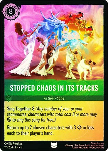 Stopped Chaos In Its Tracks (Cold Foil) - Con T de Tlacuache - Ravensburger