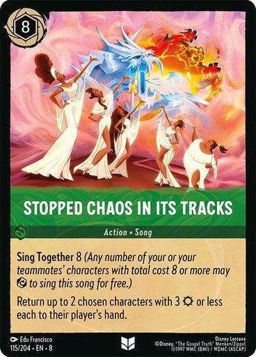 Stopped Chaos In Its Tracks (Non - foil) - Con T de Tlacuache - Ravensburger