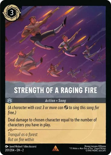 Strength of a Raging Fire (Non - foil) - Con T de Tlacuache - Ravensburger