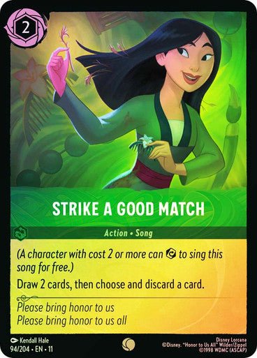 Strike a Good Match (Cold Foil) | Ravensburger - Con T de Tlacuache - Ravensburger