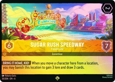 Sugar Rush Speedway - Finish Line ( Cold Foil ) - Con T de Tlacuache - Ravensburger