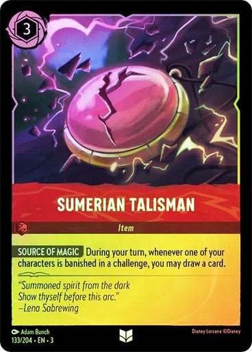 Sumerian Talisman (Cold Foil) - Con T de Tlacuache - Ravensburger