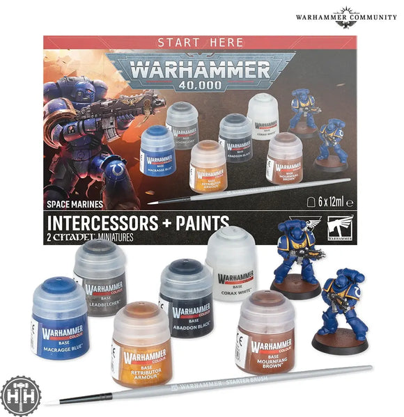 Space Marines: Intercessors + Paints