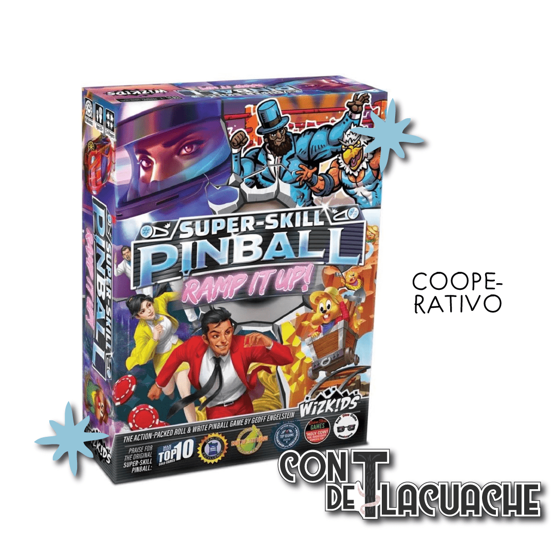 Super - Skill Pinball Ramp It Up! | Wizkids - Con T de Tlacuache - Wizkids