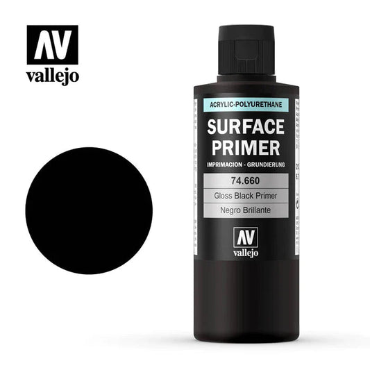 Surface Primer Black (60ml) | Vallejo - Con T de Tlacuache - Vallejo