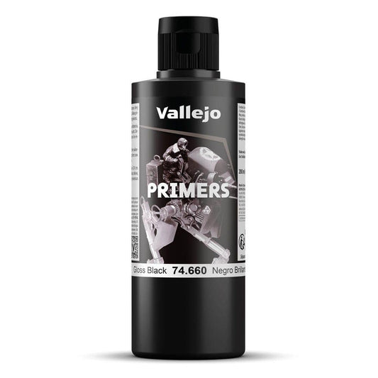 Surface Primer Negro 200ml 74602 | Vallejo - Con T de Tlacuache - The Army Painter