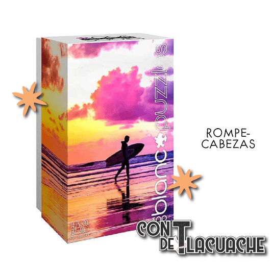 Surfista Al Atardecer (300pzs) Blanc Collection | Buffalo Games - Con T de Tlacuache - Buffalo Games