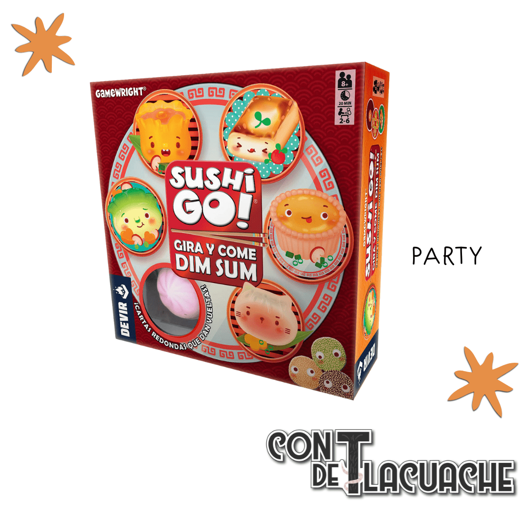 Sushi Go: Gira y Come Dim Sum | Devir - Con T de Tlacuache - Con T de Tlacuache