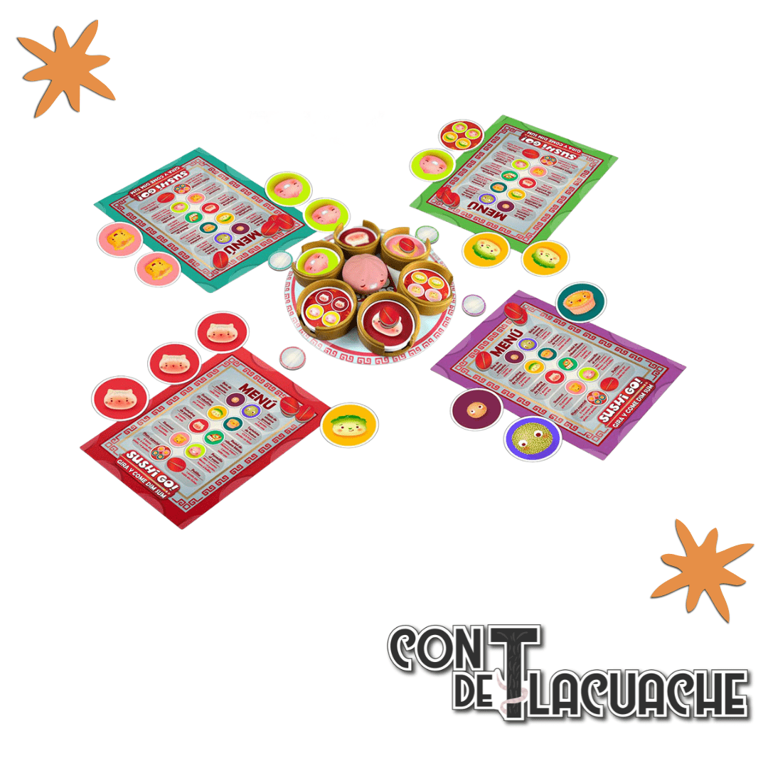 Sushi Go: Gira y Come Dim Sum | Devir - Con T de Tlacuache - Con T de Tlacuache