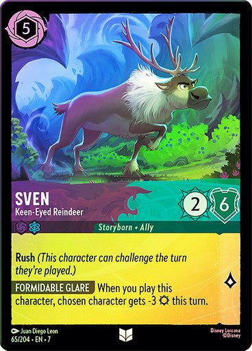 Sven - Keen - Eyed Reindeer (Cold Foil) - Con T de Tlacuache - Ravensburger