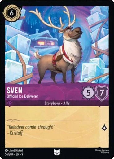 Sven - Official Ice Deliverer (Non - foil) - Con T de Tlacuache - Ravensburger