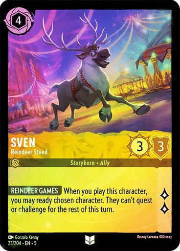 Sven - Reindeer Steed (Cold Foil ) - Con T de Tlacuache - Ravensburger