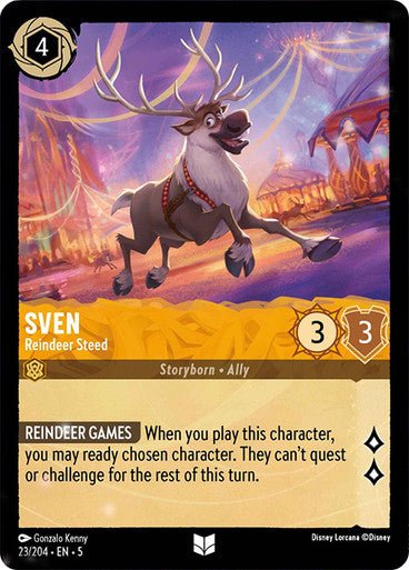 Sven - Reindeer Steed (Non - foil ) - Con T de Tlacuache - Ravensburger