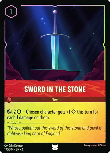 Sword in the Stone (Cold Foil) - Con T de Tlacuache - Ravensburger