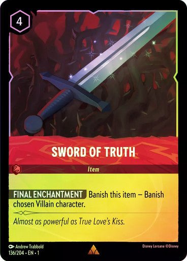 Sword of Truth ( Cold Foil ) - Con T de Tlacuache - Ravensburger