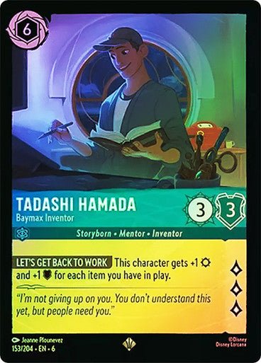 Tadashi Hamada - Baymax Inventor ( Cold Foil ) - Con T de Tlacuache - Ravensburger